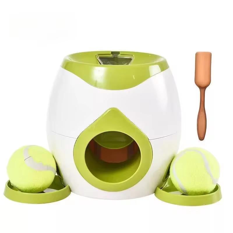 Automatic Ball Launcher for Dog Toy Interactive Tennis Ball Launcher Machine for Medium Dogs Interactive Training Smart Feeder with ABS Material and Easy Clean Design